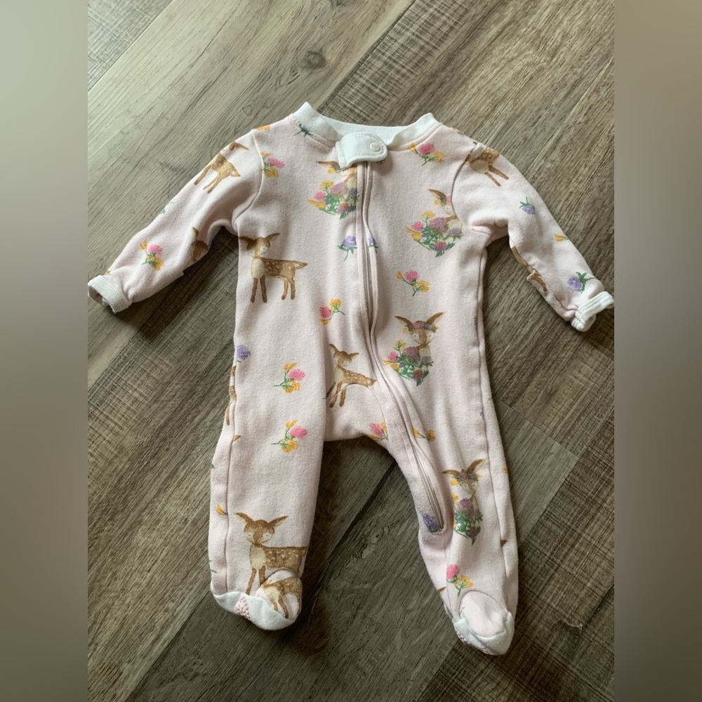 Burt’s Bees Baby Footie Pajamas- Newborn